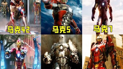 钢铁侠六套马克装甲,你觉得那套最帅?