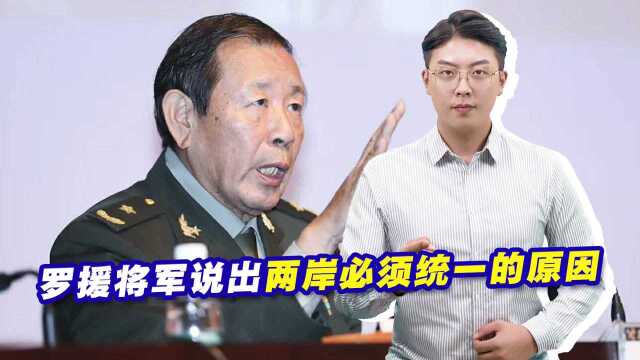 罗援将军说出两岸必须统一的原因,8个字同让美台嗅到死亡气味!