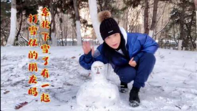 东北又下雪了 寻找一起堆雪人打雪仗的朋友们 东北欢迎你们