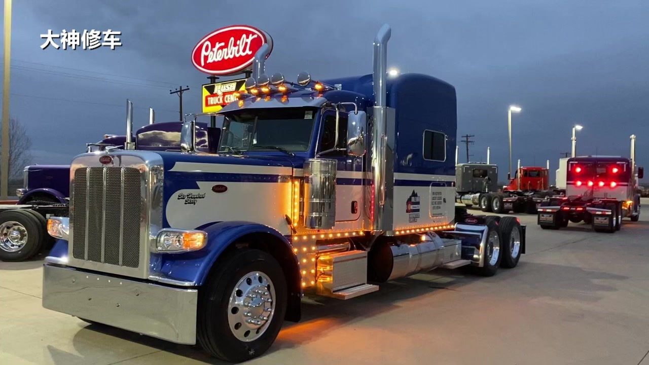 2022彼得比尔特389卡车,佩卡mx-13引擎510马力,2米休息舱