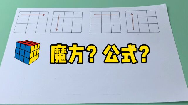 网上超火的魔方教学公式,多数人并不了解,和你想象的一样吗?