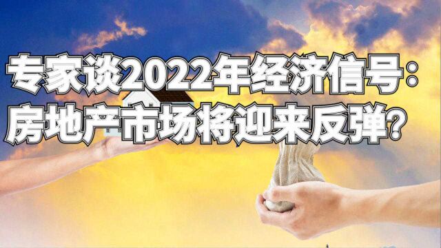 专家谈2022年经济信号:房地产市场将迎来反弹?