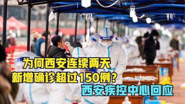 为何西安连续两天新增确诊超过150例?西安疾控中心回应