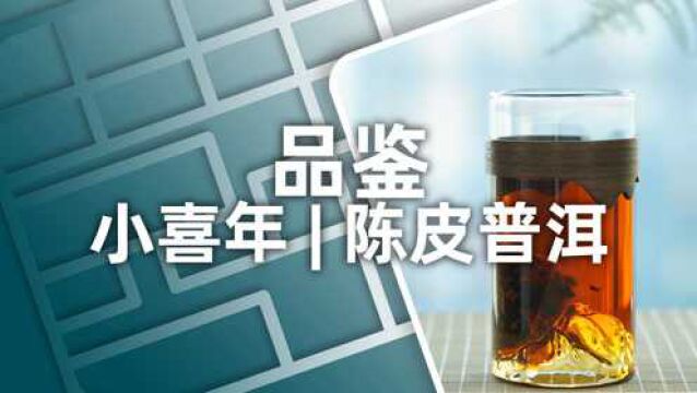 小喜年:陈皮普洱品鉴报告,年货好茶怎么能少了它?