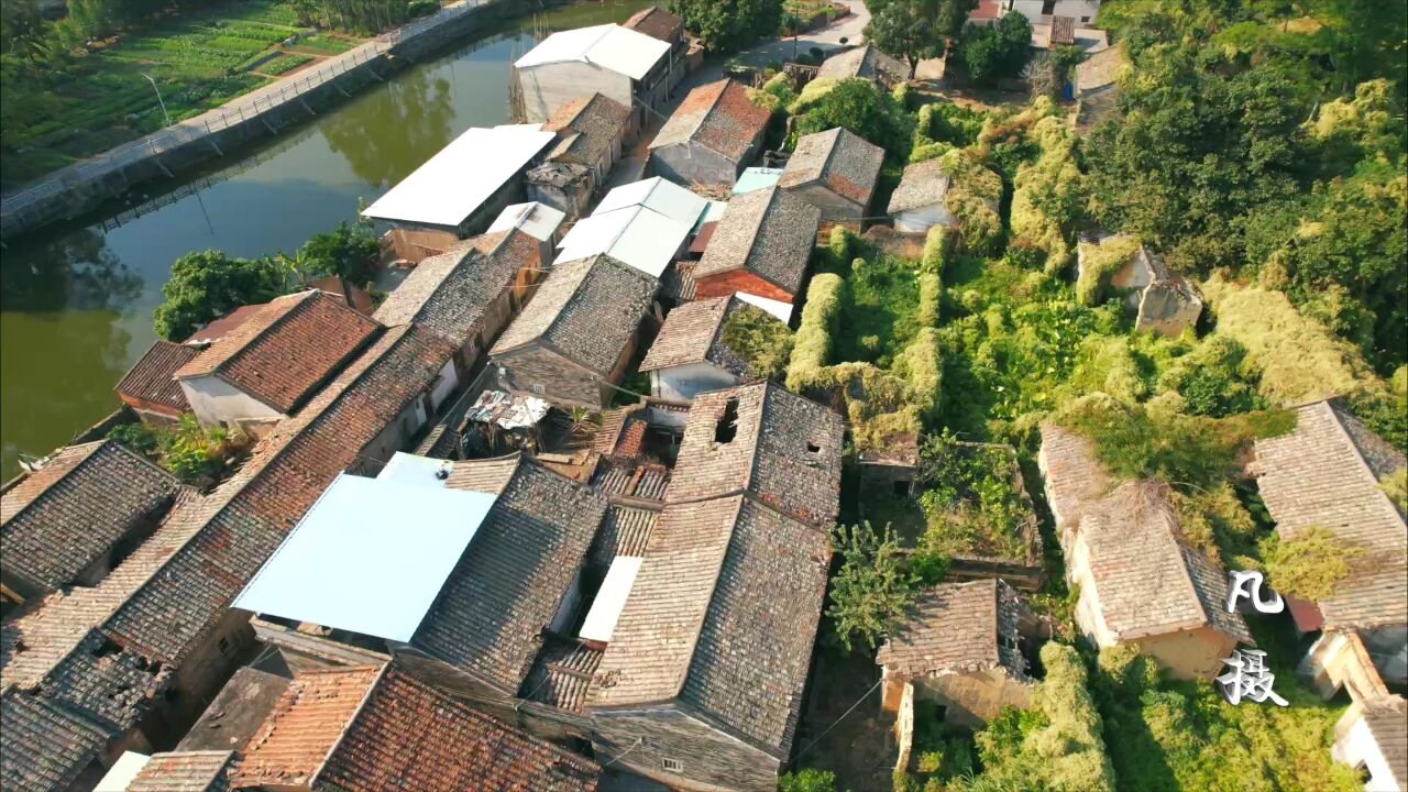 实拍惠州博罗千年历史湖镇围古建筑群，布局严谨，位置独特_腾讯视频