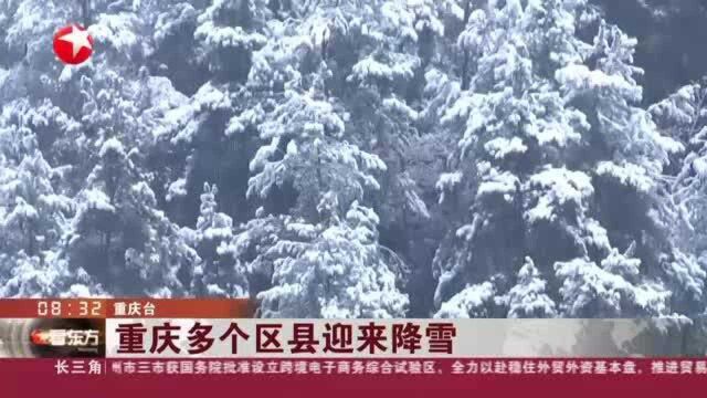 重庆多个区县迎来降雪