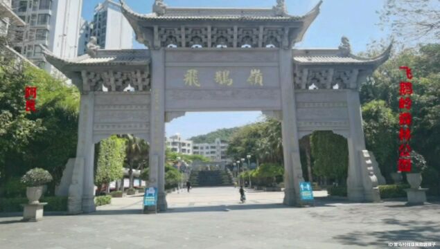 惠州惠东县飞鹅岭森林公园,重檐亭、大雄宝殿、观音殿、老君古庙