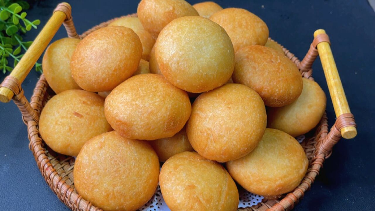 一碗面粉一碗水,教你炸脆皮油糕,30年的秘制做法,学会了都可以开店