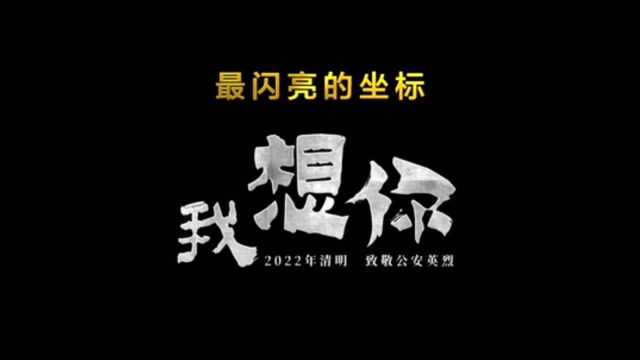 最闪亮的坐标|我想你——2022年清明致敬公安英烈