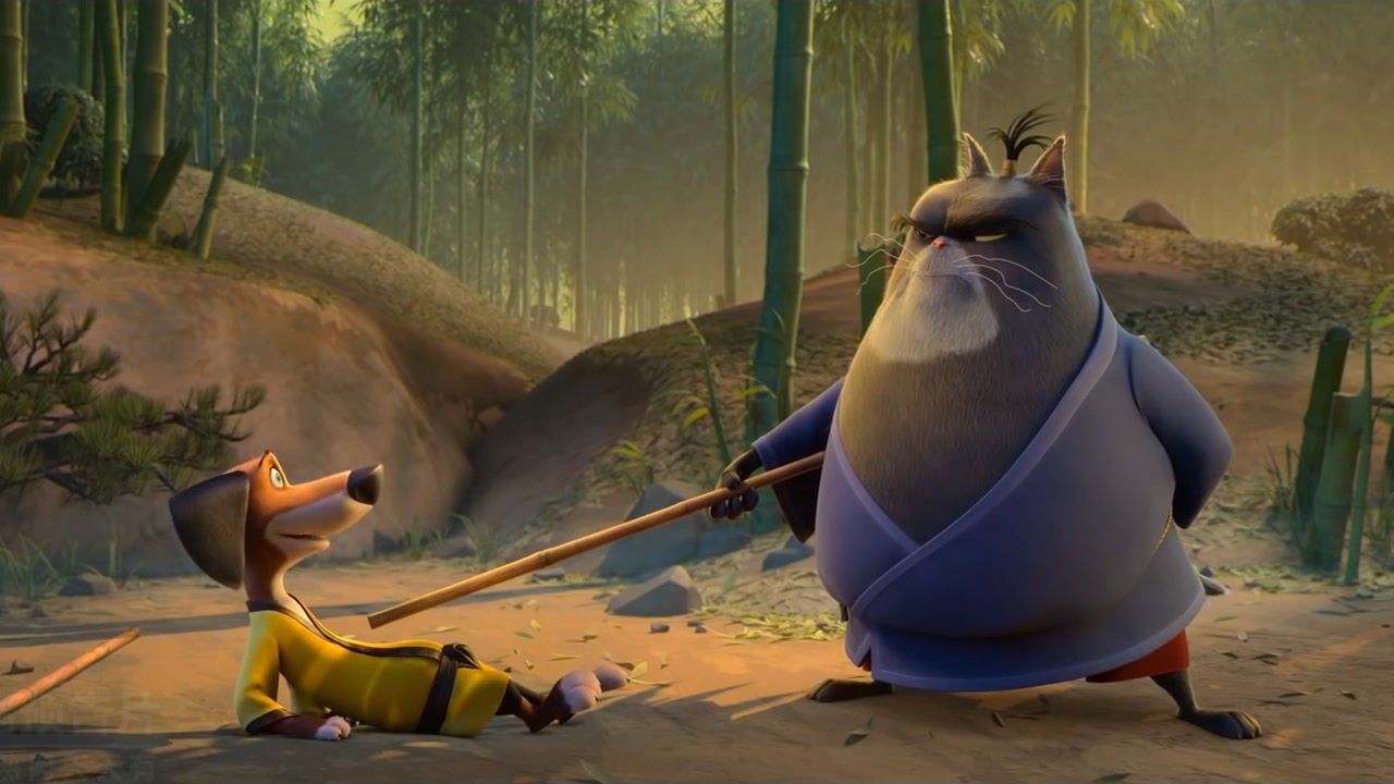 塞缪尔·杰克逊配音!2022喜剧动画《刀锋剑客》首曝预告