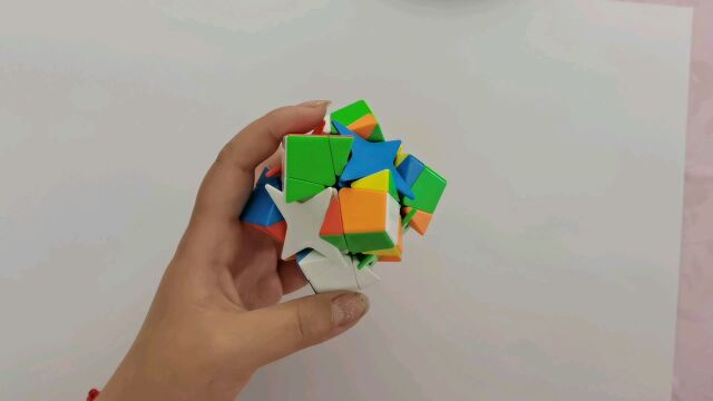 北极星魔方入门教程白绿橙角块侧边3小棱块复原