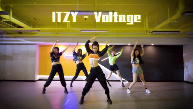 辣妹子热力翻跳 ITZY《Voltage》大连敏雅韩舞24K舞蹈