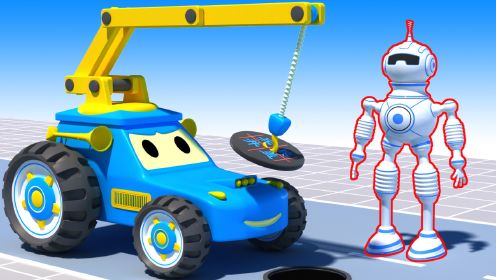 井盖危险、工程车汽车玩具、少儿挖掘机动画、幼儿启蒙益智早教