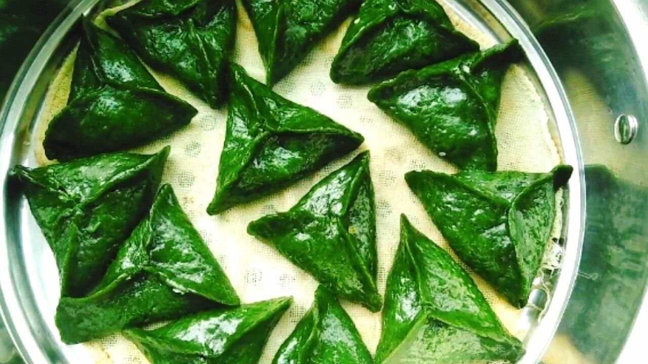 比青团艾米果还好吃,粗叶粄配方比例,软糯有嚼劲吃了一个想两个