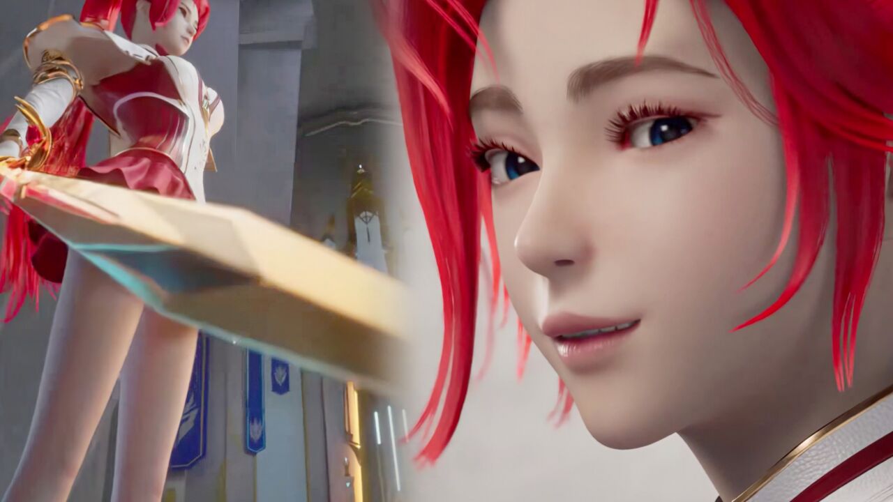 神印王座李馨小姐姐来了妥妥的美少女战士啊虽然穿着超短红裙但是打起