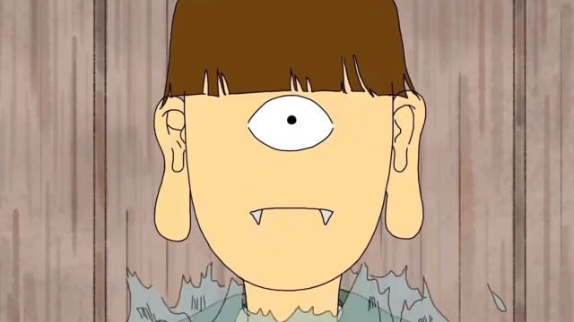 独眼男天生只有一只眼睛,为了做整容,竟然跑去给妖怪打工,动画