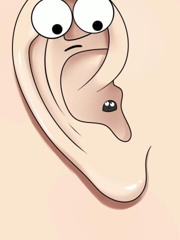 你耳朵上,长过放荡不羁爱自由的小黑头吗?