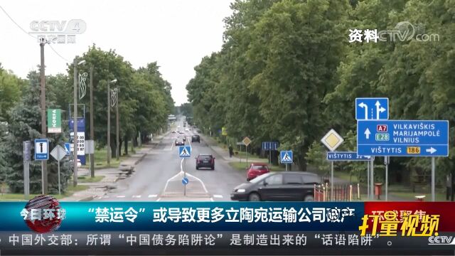 “禁运令”或导致更多立陶宛运输公司破产