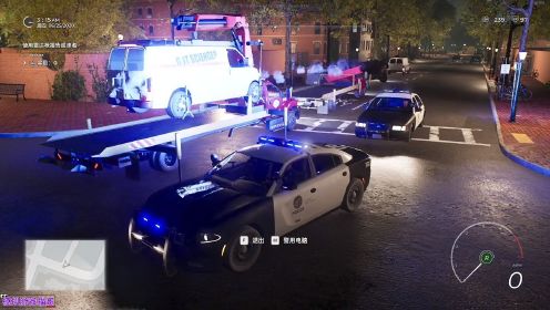 警察模拟巡警游戏系列：双人联机夜班工作，还是晚上好玩任务要多一些