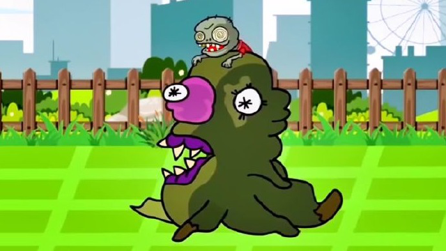 植物大战僵尸:怪物来袭,拉着土豆就往嘴里吃,这下好了吧!_腾讯视频