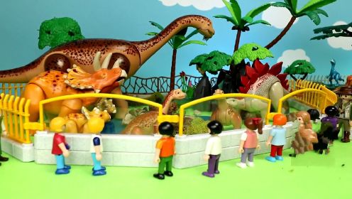 动物玩具系列：玩具乐园-参观恐龙公园