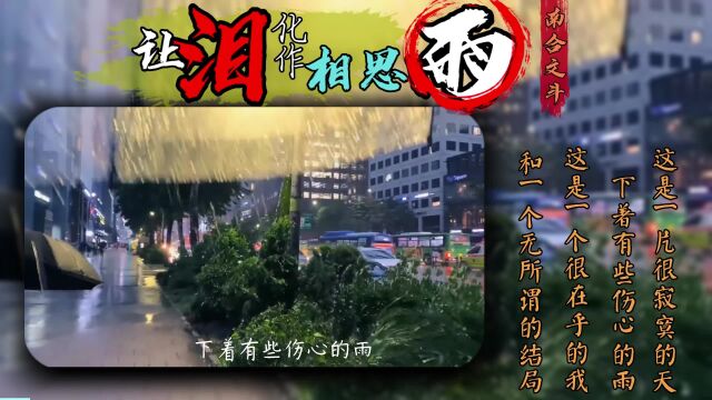 南合文斗一曲《让泪化作相思雨》伤感情歌苍白的爱情要不要继续