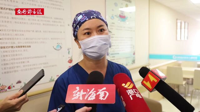 出生仅470克 历经5个月生死较量 海口“巴掌宝宝”康复出院