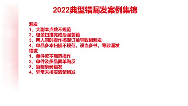 2022典型错漏发案例集锦