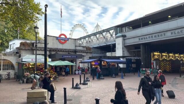 英格兰𐟇찟‡礼榕椸�穁“,堤岸,Strand,Covent Garden,London 4k HDR.#唐加文#