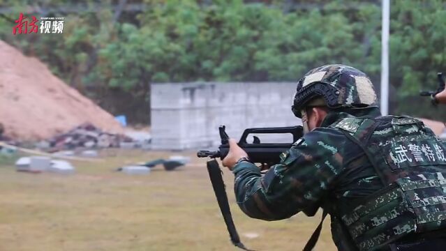 南方视频|超燃!直击深圳武警尖兵沙场砺剑比武