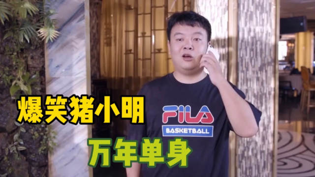 猪小明电话里向冷檬表白,结果还没说完就失恋了,爆笑猪小明万年单身