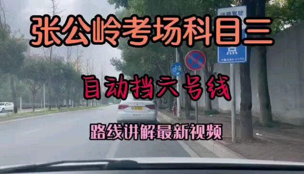 张公岭科目三自动挡最新视频,六号线讲解,满分学习视频