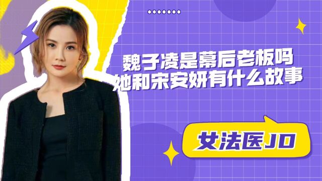 《女法医JD》魏子凌是幕后老板吗?她和宋安妍有什么故事?