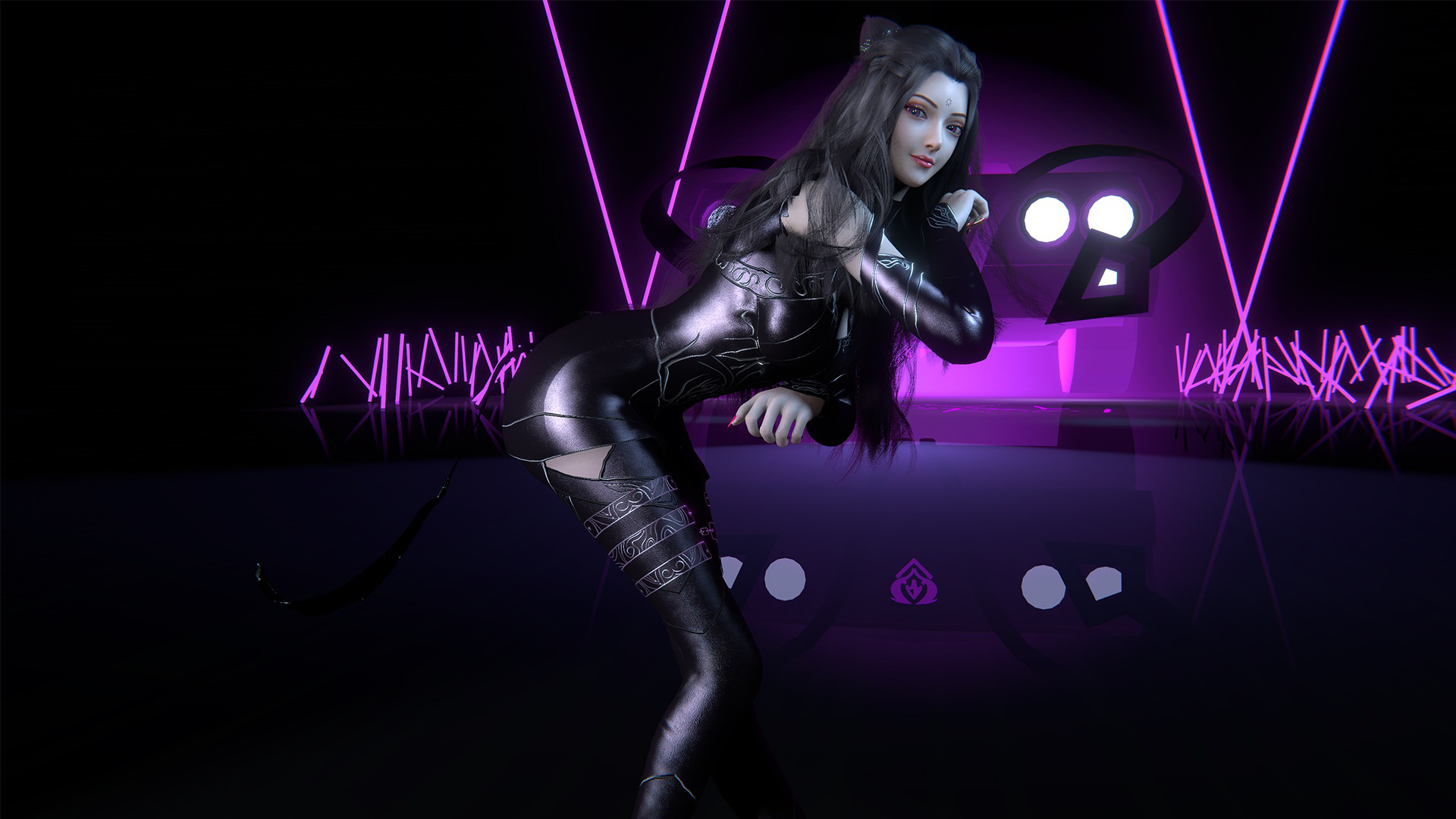 腾讯视频】 VAM 斗罗第一灵猫❤️朱竹清❤️但猫步轻俏