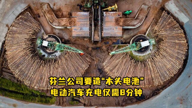 开发出“沙电池”后,芬兰公司又要造“木头电池”,电动汽车充电仅需8分钟