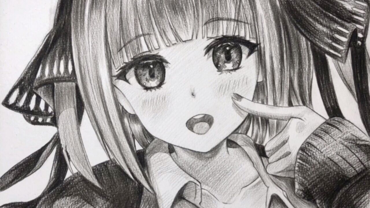 中野二乃原声排线绘画干货教程完成版