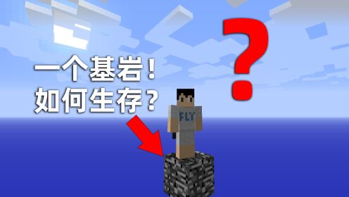 我的世界：只有一个基岩该如何生存？