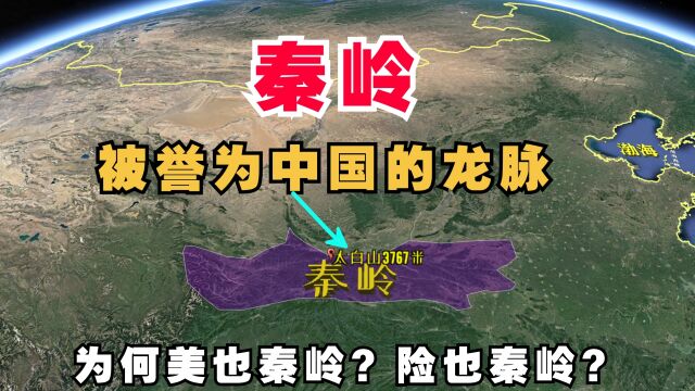 秦岭,被誉为中国的龙脉,为何美也秦岭?险也秦岭?