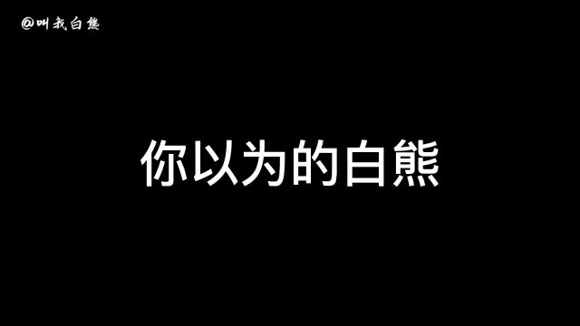 这样的白熊你爱了吗?