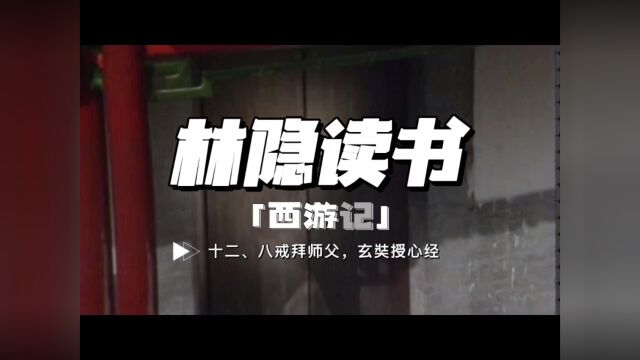 【林隐读书】闲话西游12:八戒拜师父 玄奘受心经:新团队的组建,需要培养磨合协同能力