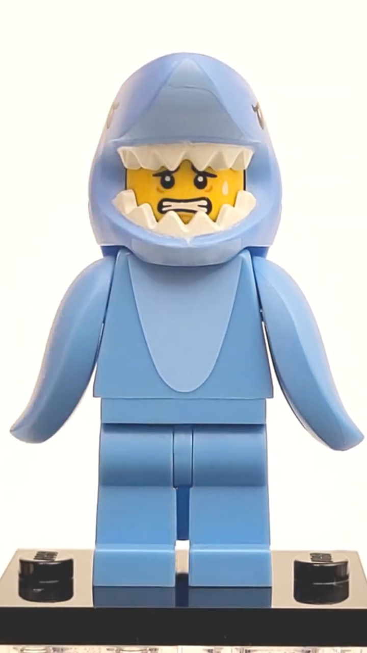 乐高迷你人仔-鲨鱼西装男子