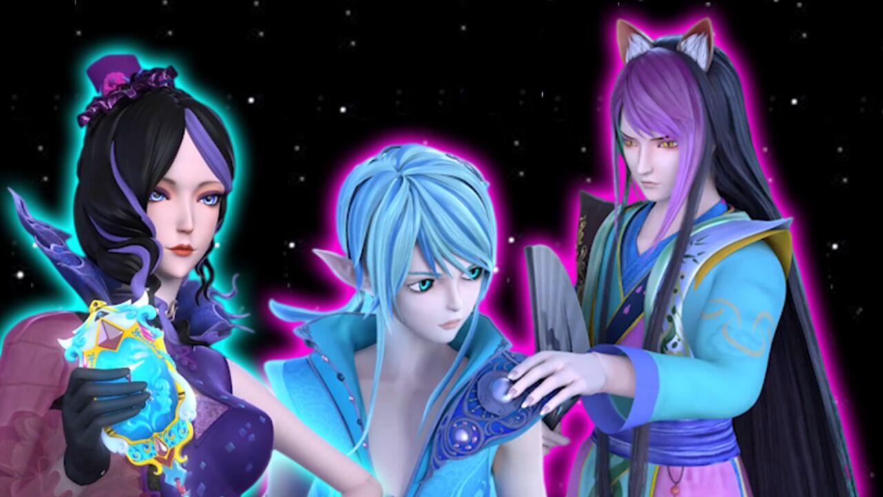 叶罗丽冰莲花:颜爵承诺水王子,永远守护冰公主!灵犀之力归位!