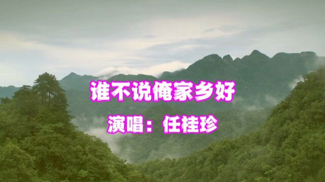 任桂珍演唱的歌曲《谁不说俺家乡好》,请欣赏