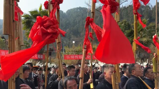 交宫村十三年举行一次招龙节