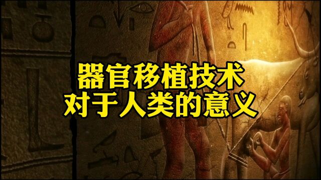 器官移植技术对于人类的意义