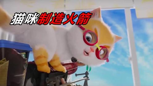 猫咪为了找妈妈，竟制造火箭逃离主人家！动画电影《猫与桃花源》