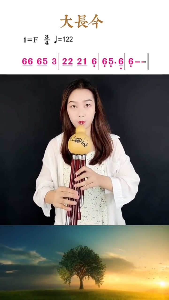 一首经典传唱的《大长今》送给大家#葫芦丝教学 #葫芦丝 #乐器演奏.