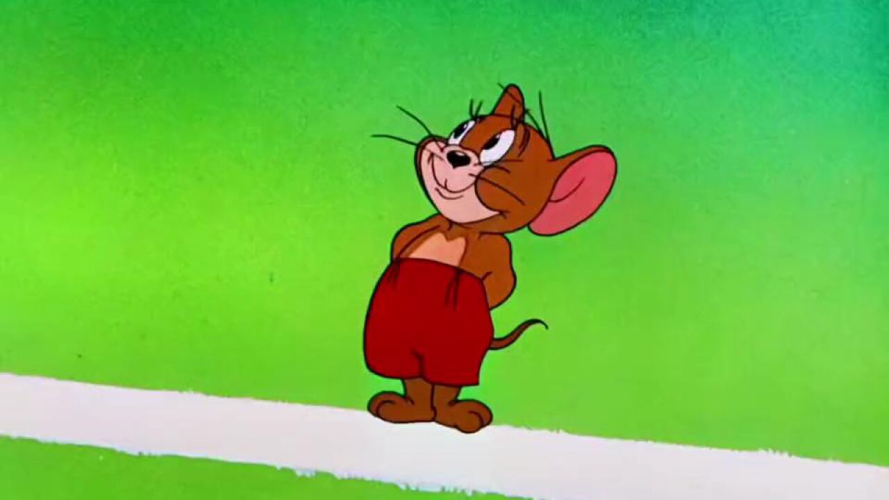 这么可爱的杰瑞,难怪汤姆舍不得抓住#猫和老鼠