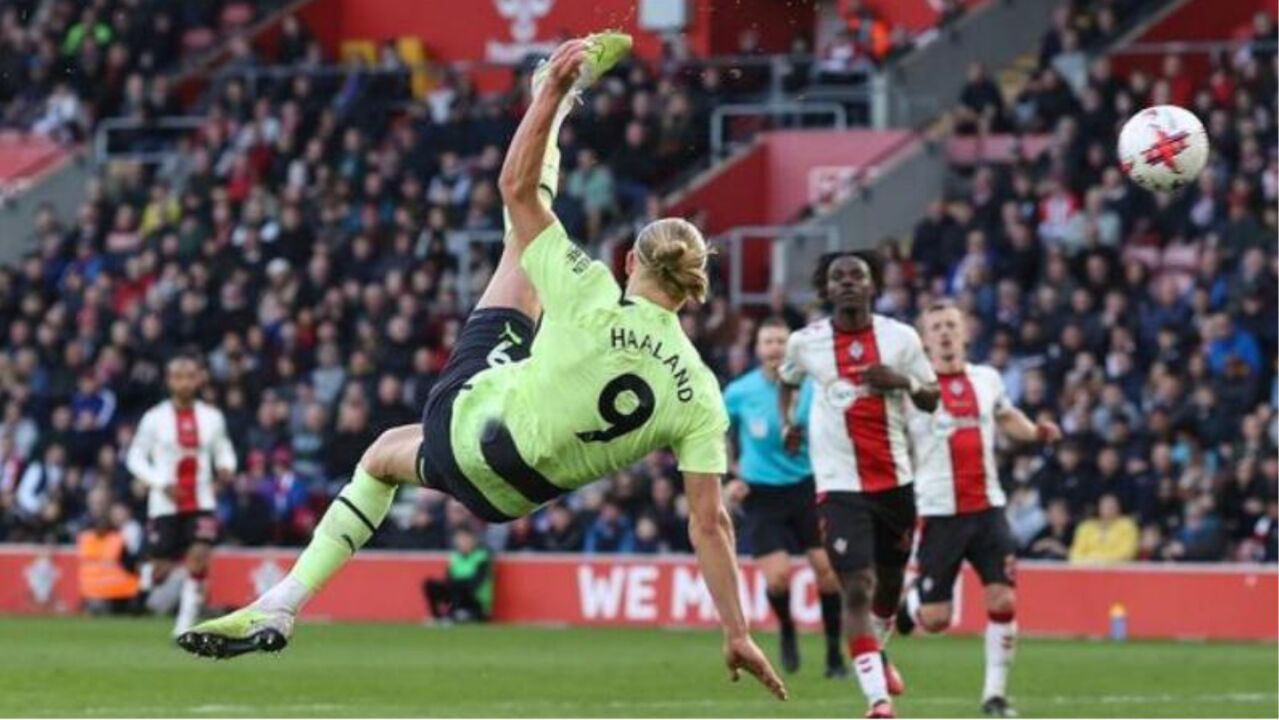 个人集锦:头槌破僵 霸气倒钩!伤愈归来的哈兰德火力依旧