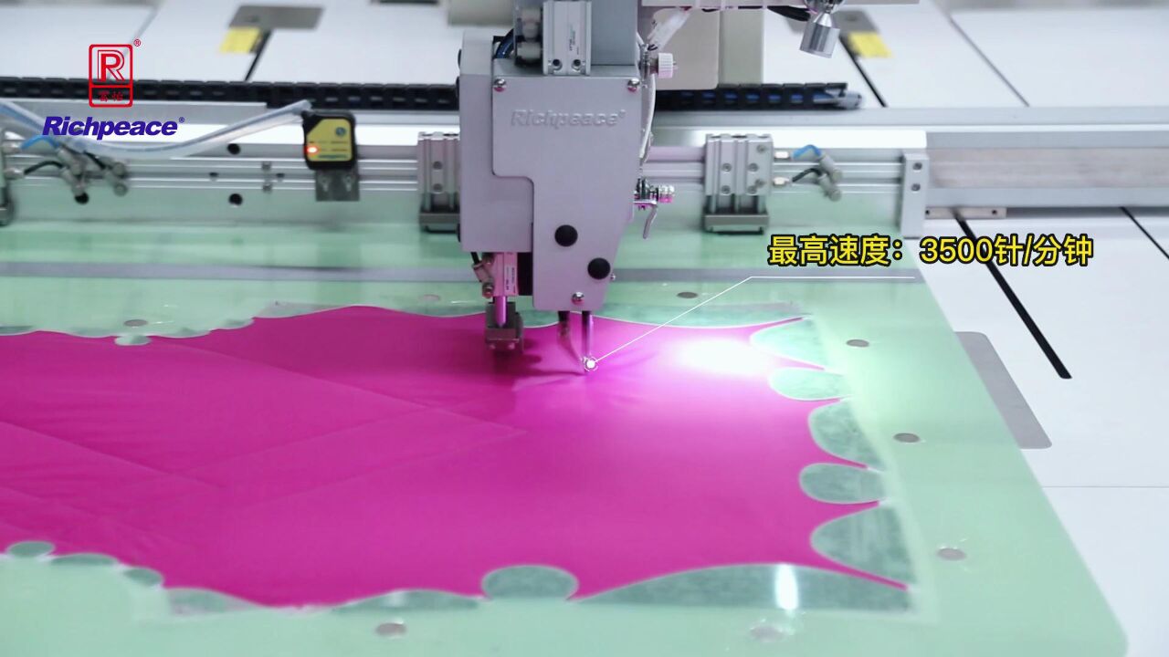 富怡全自动双丝杠模板缝纫机